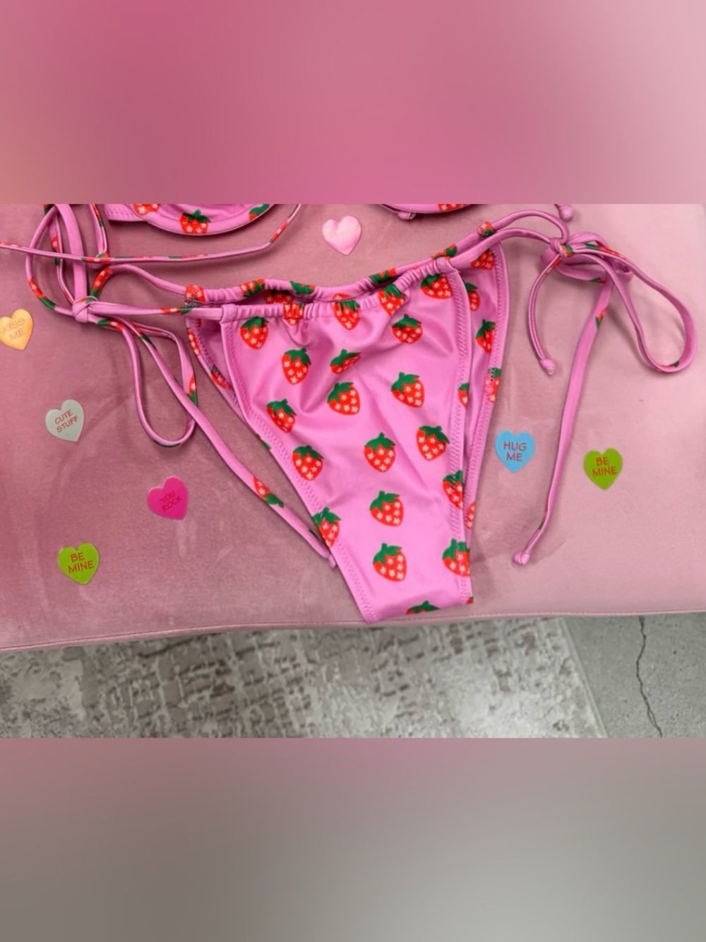 NWT Strawberry Milk Mob Fragola Bikini Bottoms